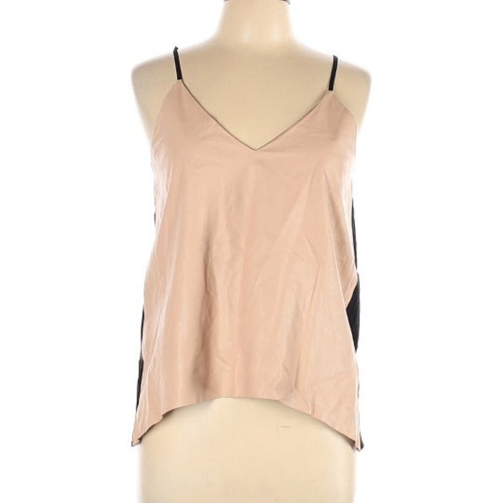 Mason Lamb Leather/Silk Tank 6